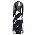 Off White Abito maxi a collo alto stampato Off-White in poliammide nera Nero - vista 4