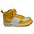Off White Sneakers Nike x Off-White Air Force 1 Mid SP in pelle White e Varsity Maize Giallo Cammello