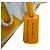 Off White Sneakers Nike x Off-White Air Force 1 Mid SP in pelle White e Varsity Maize Giallo Cammello - vista 15