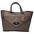 Borsa Mulberry Willow Tote in pelle marrone