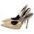 Zapatos de tacón Versace adornados con imperdibles en Gold Crystal Dorado - vista 4