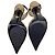 Zapatos de tacón Versace adornados con imperdibles en Gold Crystal Dorado - vista 9