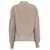 Marni Pullover aus beiger Wolle mit besticktem Logo  - Ansicht 3