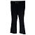 Bogner ausgestellte Hose aus schwarzem Polyester
