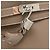 Hermès Kelly Etoupe Clemence con Hardware Palladium 35 Beige - vista 5
