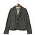Autre Marque Chaqueta entallada de espiga Banana Republic Castaño