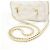 Borsa Louis Vuitton Monogram Vanity Coussins in pelle di agnello Beige - vista 9