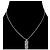 Oblique Dior Collana in argento con piastra obliqua cubica - vista 5