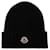 Moncler Wollbeanie mit Logo-Patch Schwarz  - Ansicht 1