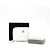 Chanel Portacarte con zip CC classico in Caviar bianco argento