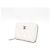 Chanel Portacarte con zip CC classico in Caviar bianco argento - vista 3
