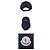 Moncler Baumwollkappe mit Logo-Patch Blau - Ansicht 4