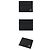 Prada Men's Triangle Logo Saffiano Leather Card Holder Black - view 3