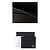 Prada Men's Triangle Logo Saffiano Leather Card Holder Black - view 5