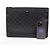 Louis Vuitton Borsa a pochette in pelle Monogram Shadow Nera - vista 10