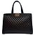 Chanel Borsa Shopping Boy in Pelle di Agnello Nera Nero