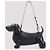 Thom Browne Borsa Baguette Hector in pelle Pebble Grain Nero - vista 4