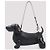 Thom Browne Borsa Baguette Hector in pelle Pebble Grain Nero - vista 6