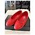 Chanel Gesteppte Ballerinas Rot - Ansicht 2