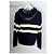 Moncler Gesteppte Strickjacke mit Reißverschluss und Logo Schwarz - Ansicht 6