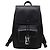 Dior Mochila Saddle com aba em couro de bezerro grão preto