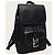 Dior Mochila Saddle com aba em couro de bezerro grão preto - vista 3