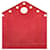 Valentino Clutch a Busta Rockstud Rossa Rosso - vista 19