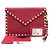 Valentino Clutch a Busta Rockstud Rossa Rosso - vista 5