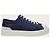 Hermès Blue Ponse Denim Canvas Cross Sneaker Blau - Ansicht 2
