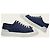 Hermès Blue Ponse Denim Canvas Cross Sneaker Blau - Ansicht 5