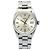 Rolex Orologio da uomo Oyster Date Gold Hands Manuale Argento