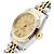 Rolex Datejust Quadrante in Lino Champagne Gold Orologio Combo Vintage da Donna - vista 10