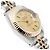 Rolex Datejust Quadrante in Lino Champagne Gold Orologio Combo Vintage da Donna - vista 11