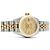 Rolex Datejust Quadrante in Lino Champagne Gold Orologio Combo Vintage da Donna - vista 17