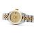 Rolex Datejust Quadrante in Lino Champagne Gold Orologio Combo Vintage da Donna - vista 18