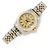 Rolex Datejust Quadrante in Lino Champagne Gold Orologio Combo Vintage da Donna - vista 20