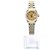 Rolex Datejust Quadrante in Lino Champagne Gold Orologio Combo Vintage da Donna - vista 3