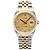 Rolex Orologio da uomo Datejust Combi con quadrante Computer e diamanti originali Ten Point D'oro