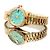 Rolex Orologio Vintage da Donna in Oro Datejust Gold Turquoise Blue Custom After Diamond Ruby Bezel - vista 20