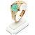 Rolex Orologio Vintage da Donna in Oro Datejust Gold Turquoise Blue Custom After Diamond Ruby Bezel - vista 4