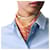 Hermès Portrait de Boucle Scarf Marrone  - vista 4