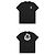 Moncler T-shirt a maniche corte in cotone con patch grafico da uomo Nero - vista 3