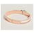 Hermès Bracelete Mini Click Kelly Rose Gold Creme Laranja  - vista 3