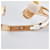 Hermès Bracelete Mini Click Kelly Rose Gold Creme Laranja  - vista 9