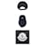 Moncler Baumwoll-Baseballkappe mit Patch (Navy) Blau  - Ansicht 4