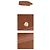 Longchamp Pouch con manico Le Pliage Original da donna Marrone - vista 4