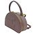 Céline Mini Case Mezzaluna in Vitello Liscio Lilla Chiaro Porpora - vista 4