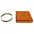 Hermès Bracelet Jonc Hermes en Or avec Émail Rouge Doré  - vue 1