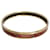 Hermès Bracelet Jonc Hermes en Or avec Émail Rouge Doré  - vue 3