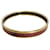 Hermès Bracelet Jonc Hermes en Or avec Émail Rouge Doré  - vue 4